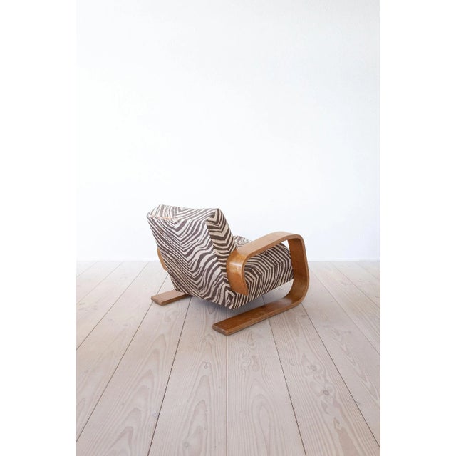 Mid-Century Modern Vintage Model 400 Tank Chair by Alvar Aalto for Artek For Sale - Image 3 of 12