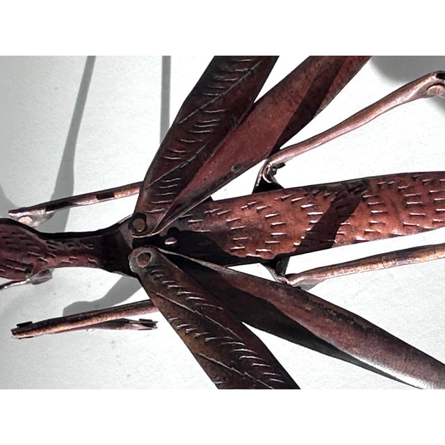 Brown Japanese Articulate Praying Mantis Jizai Okimono Myochin Hiroyoshi Meiji For Sale - Image 8 of 10