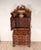 The Baroque Style Secretary is a wonderful bench made copy of an 18th Century olive and burl walnut Italian mirrored...
