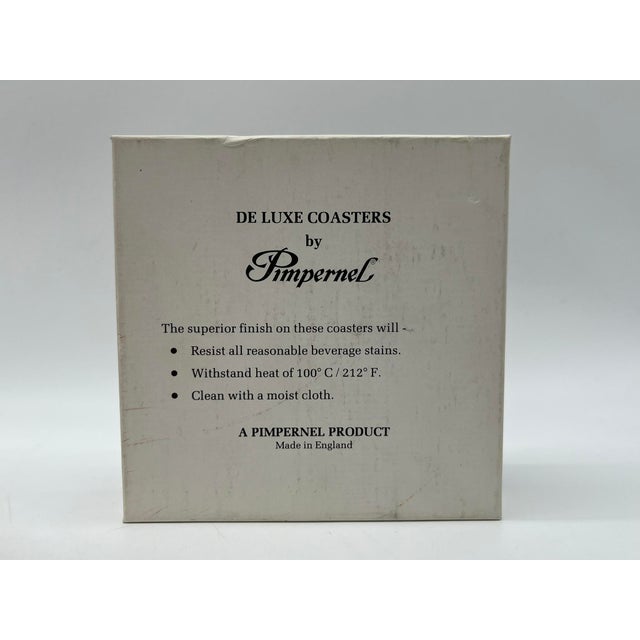 De Luxe Traditional Collection Coasters with English Landmarks and Riding and Hunting Scenes from Pimpernel England, 1980s, Set of 20 For Sale - Image 16 of 17