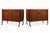 Mid-Century Modern Nat’l. Mt. Airy Side Tables Bar Carts Tambour Doors - Pair For Sale - Image 11 of 12