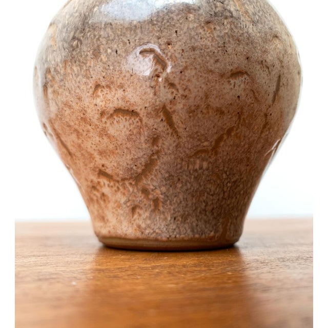Mid-Century Modern Mid-Century German Minimalist Studio Pottery Vase by Siegfried Gramann for Töpferhof Römhild, 1960s For Sale - Image 3 of 14