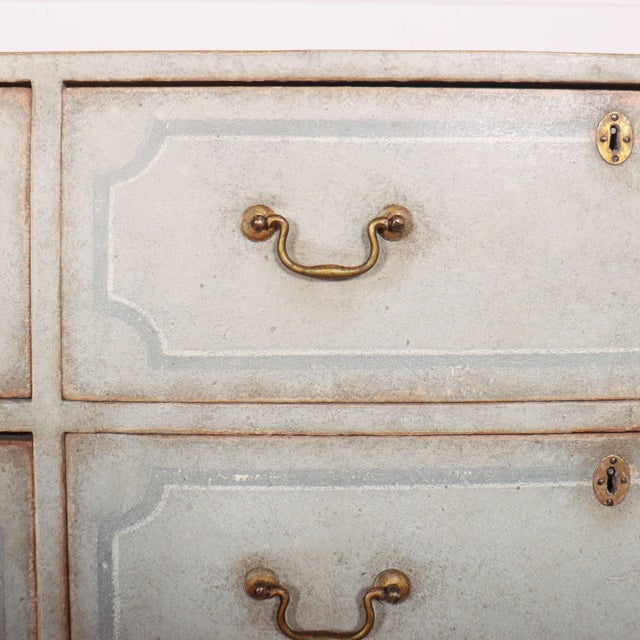 Wood Antique English Painted Chest of Drawers, 1820 For Sale - Image 7 of 12