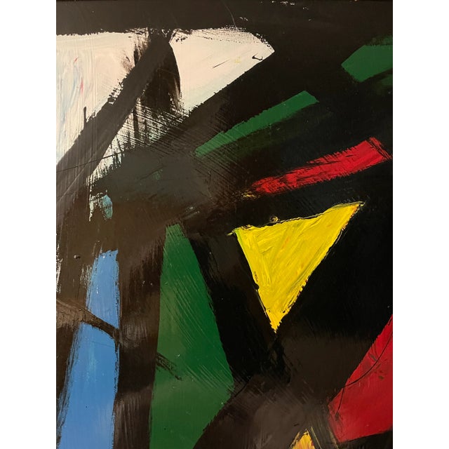 20th Century Abstract Oil Painting Pulgini 32 X 26 For Sale In New York - Image 6 of 9