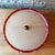 1930s 1930s Whimsical Art Deco Painted Glass Drum Flush Mount Ceiling Shade For Sale - Image 5 of 8