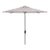 Iris 7.5 Square Umbrella - Gray/White For Sale