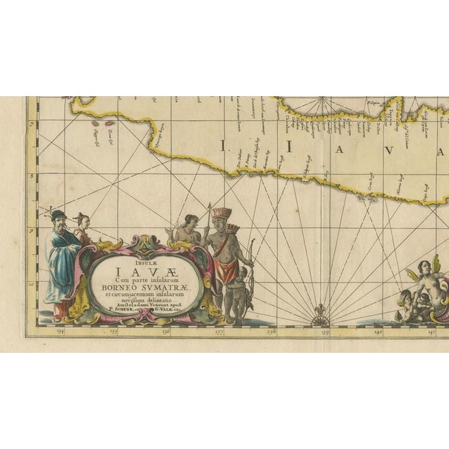 Antique Dutch East Indies Sea Chart, 1700 For Sale - Image 4 of 11