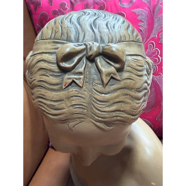 Late 19th Century French Terracotta Bust of "La Rieuse" After Jean-Baptiste Pigalle For Sale - Image 6 of 8