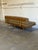 Mid-Century Modern Teak Daybed Sofa With Floating Wood Frame and Exposed Back 1960s For Sale In Los Angeles - Image 6 of 11