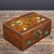 1990s Vintage Chinese Rosewood Box With Mother-of-Pearl Fu Dogs & Jade Clasp For Sale - Image 5 of 9