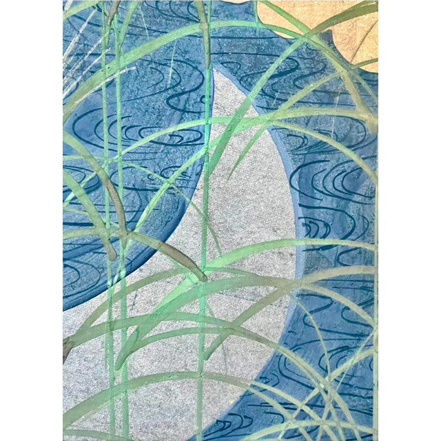 19th C. Japanese Byobu Gold Leaf Screen For Sale - Image 11 of 12