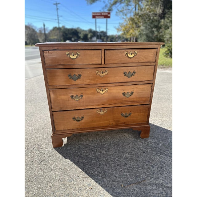 Antique Pine Chest of Drawers For Sale In Charleston - Image 6 of 7
