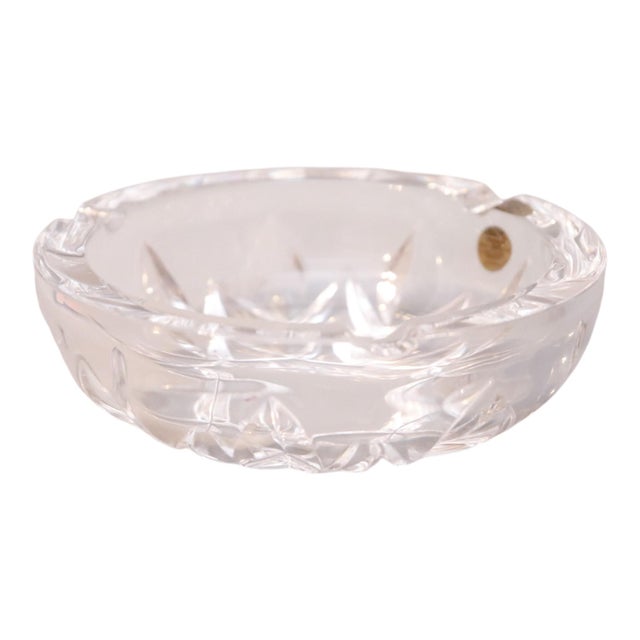 A mid century modern Italian 24% lead crystal ashtray. Made by Royal Crystal Rock for their Ambassador collection, the...