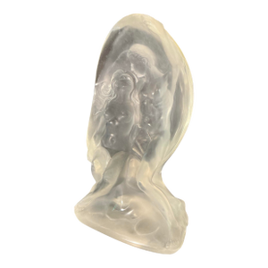 Frederick Elliot Hart Clear Acrylic Sculpture, Signed
