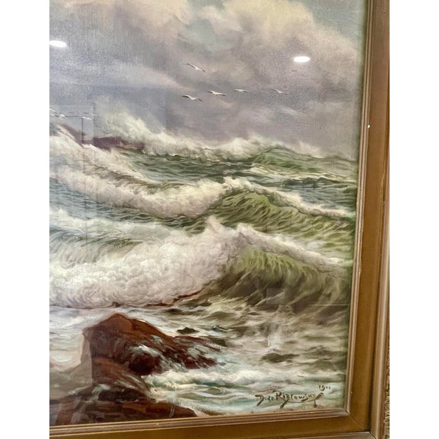 Beautiful art by Richard Dey de Ribcowsky captures the beauty of the sea with incredible detail and precision. The oil on...