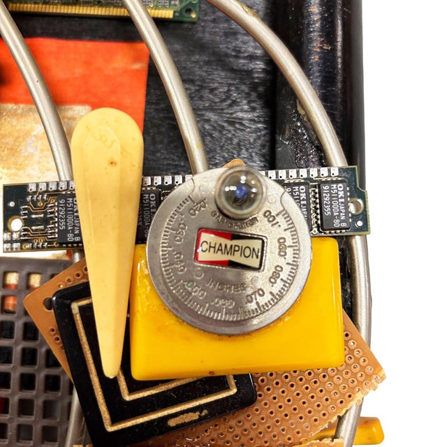 Postmodern 2013 Untitled "Assemblage" Found Art Wall Sculpture by Sharon Brooks W/ Catalog For Sale - Image 3 of 7