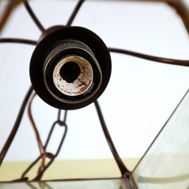 Glass and Metal Pendant, 1960s For Sale - Image 9 of 11