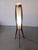 Black Rocket Floor Lamps in Hand Blown Opal Glass by Svend Aage Holm Sørensen, 1950s, Set of 2 For Sale - Image 8 of 9