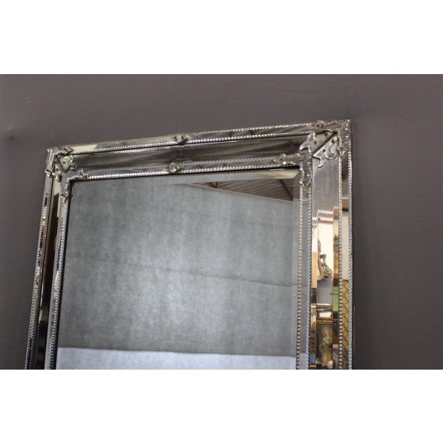 Large Venetian Mirror with Parecloses, 1800s For Sale - Image 12 of 15