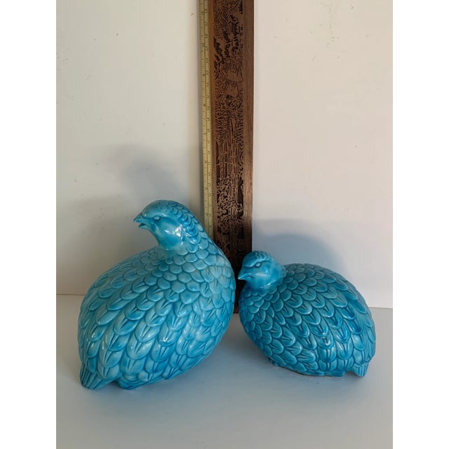 Hand Painted Porcelain Quail Birds- a Pair For Sale - Image 9 of 9