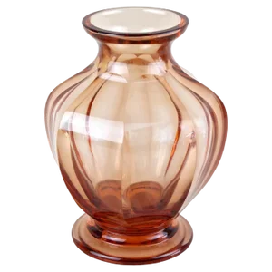 20th Century Art Deco Glass Vase in Coral Color, Austria, 1920s