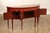Late 20th Century Hepplewhite Style Banded Mahogany Demilune Sideboard For Sale - Image 5 of 18