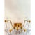 Transparent Poliedri Murano Glass Gold Wall Sconce by Simoeng for Simoeng For Sale - Image 4 of 8