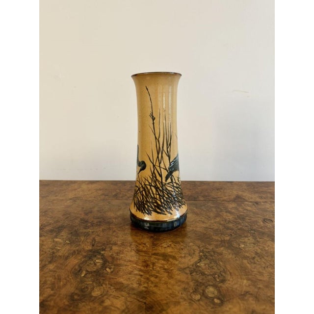 Doulton Vase by Florence E Barlow, 1900s For Sale - Image 3 of 8