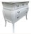 Printmaking Materials Shabby Chic French Country 5-Drawer White Bombay Chest For Sale - Image 7 of 7