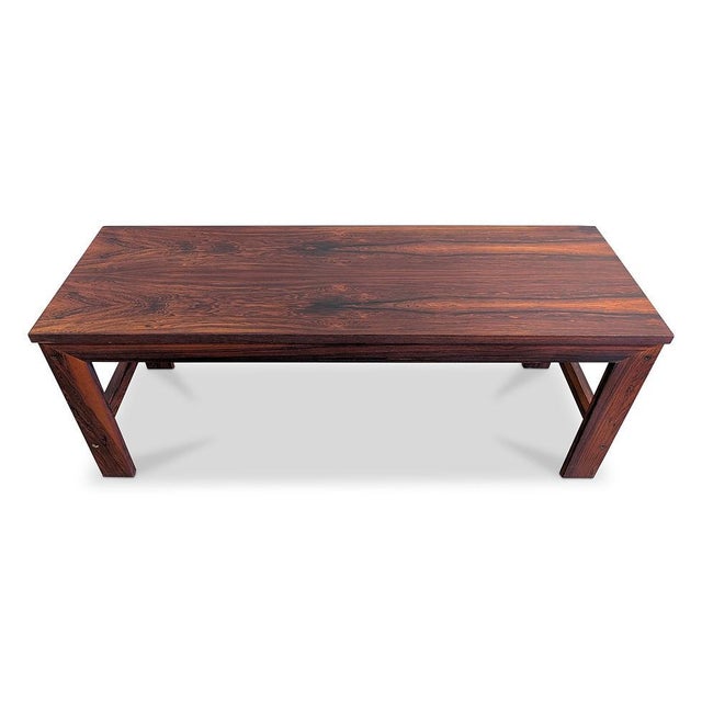 1950s Rosewood Bench / Side Table - 122503 For Sale - Image 5 of 6