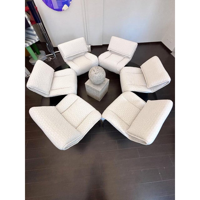 Wood Set of Veranda Swivel Sofas by Vico Magistretti for Cassina, 1970s For Sale - Image 7 of 9