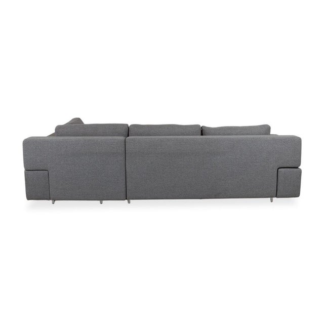 Large Blue Fabric Corner Sofa from Walter Knoll For Sale - Image 13 of 16