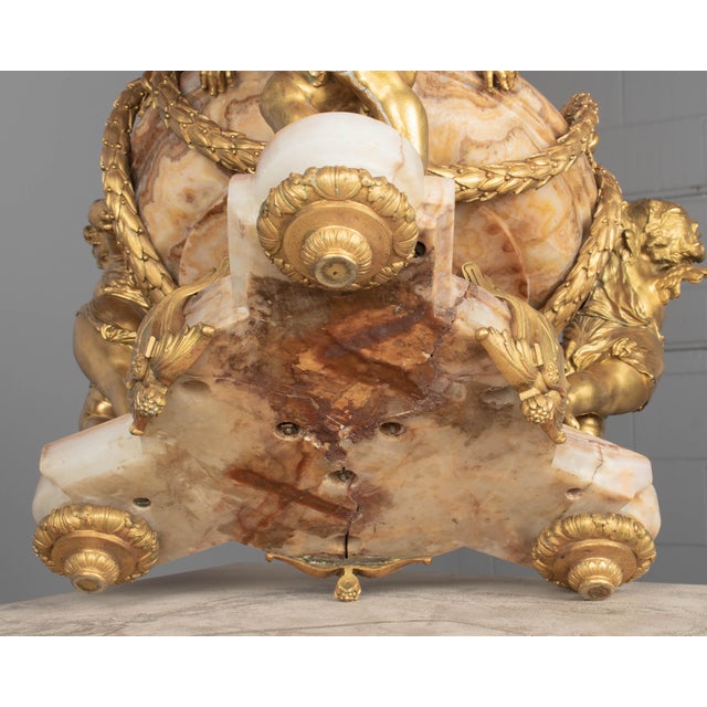 H. Journet & Cie 19th Century French Ormolu Bronze & Oynx Centerpiece For Sale - Image 11 of 16