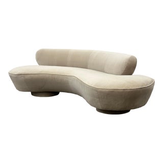 1980s Serpentine Cloud Sofa by Vladimir Kagan for Directional For Sale