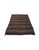 Mid-Century Modern Vintage Brown Striped Kilim Rug - 4`2″ X 8`6″ For Sale - Image 3 of 6