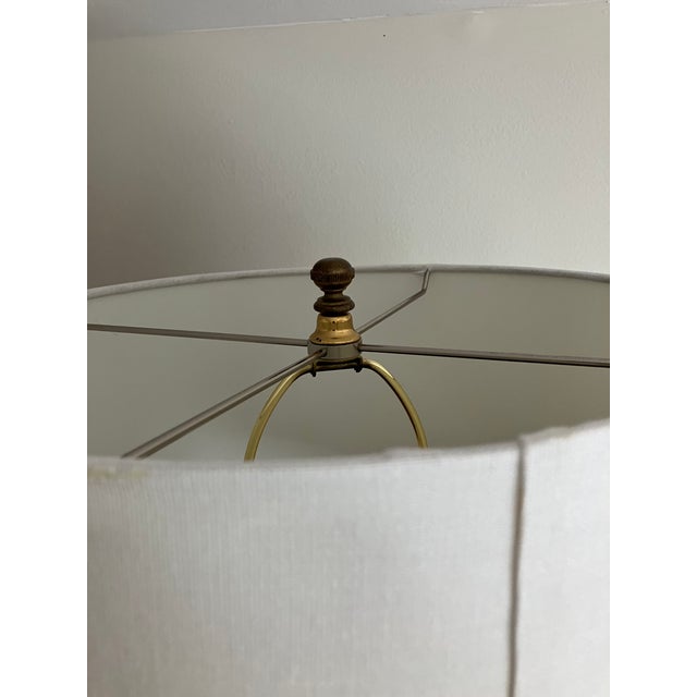 Wood Palacek Woven Seagrass Rattan Rectangular Table Lamp For Sale - Image 7 of 7