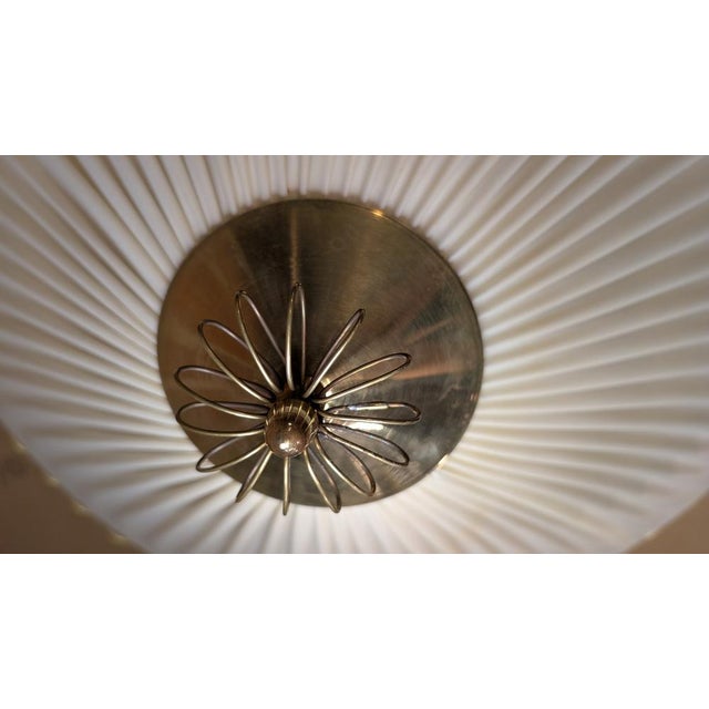 Paavo Tynell Vintage Finnish Flush Mount by Paavo Tynell, 1950s For Sale - Image 4 of 18