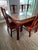 Chinese Vintage Chinese Solid Rosewood Dining Set (Seats 8) + Custom Glass Top For Sale - Image 3 of 5