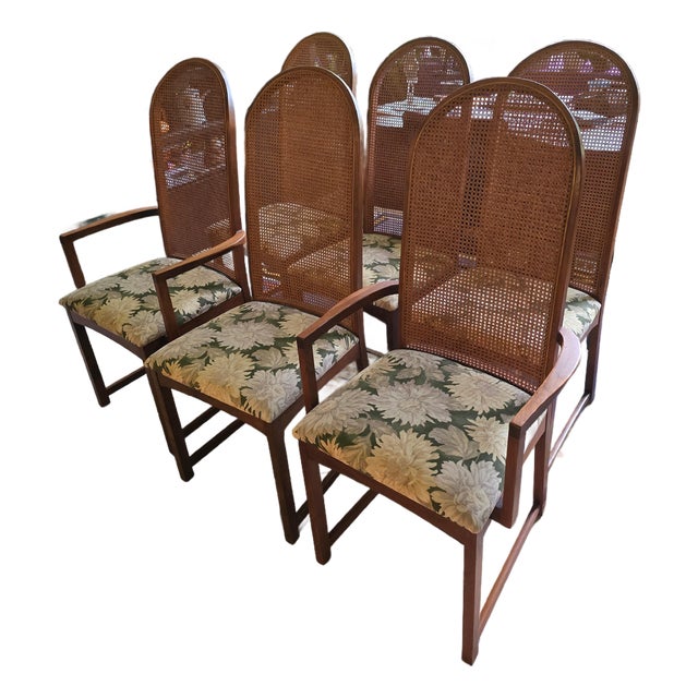 Vintage Mid Century Milo Baughman for Directional Dining Chairs For Sale