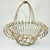 1950s Vintage French Art Nouveau Boho Chic Medium Jardiniere Basket Planter. For Sale - Image 16 of 17