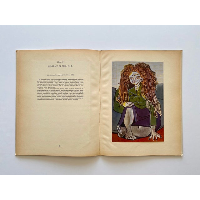 Pablo Picasso Vintage 1954 First Edition Mid Century Modernist Lithograph Print Hardcover Art Book For Sale - Image 12 of 13