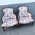 Textile Vintage French Provincial Floral Upholstery Lounge Chairs - Pair For Sale - Image 7 of 10