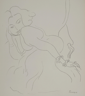 Henri Matisse, Femme à la pose alanguie, Lithograph