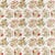 Morris & Co Newill Embroidery Fabric in Antique/Carmine For Sale