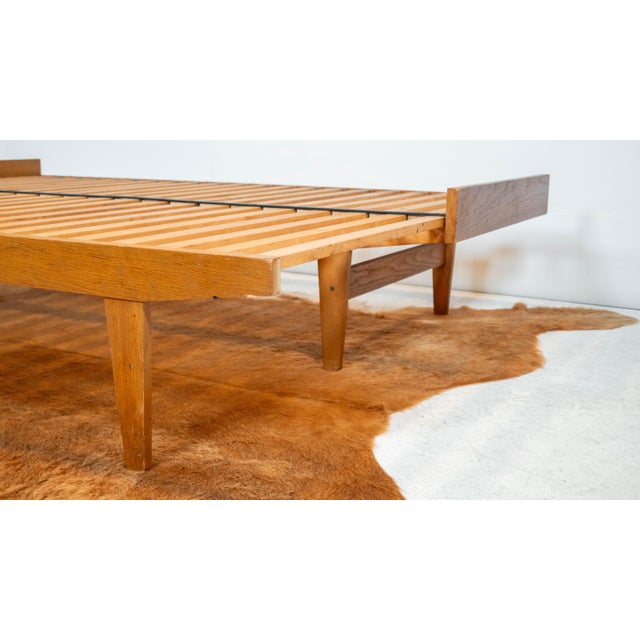 Mid-Century Expanding Ib Hylander Attr. Oak Daybed by Tanu Toiviainen, 1960s For Sale - Image 9 of 18