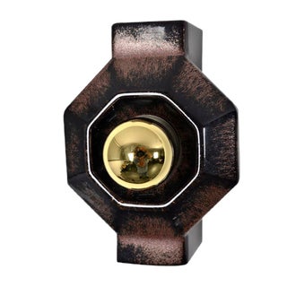 Space Age Ceramic Fat Lava Wall Lamp from Pan, 1970s For Sale