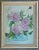 1960’s Purple Mum Floral Arrangement Still Life Painting- Framed For Sale - Image 9 of 9
