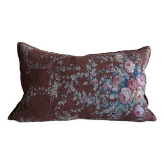 French Linen Lumbar – Pompadour Argile 20 For Sale