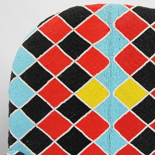 Nigerian Yoruba Beaded Chair | Chairish