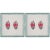 Roza Ivory Napkins - a Pair For Sale - Image 6 of 6
